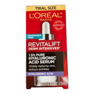 L'Oreal Paris Revitalift Derm Intensives Hyaluronic Acid Serum .5 fl. oz Trial